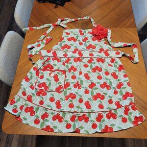 Kitchen Apron - Trad/Cherries/1950s/Cutesy/Cosplay/Halloween Costume
